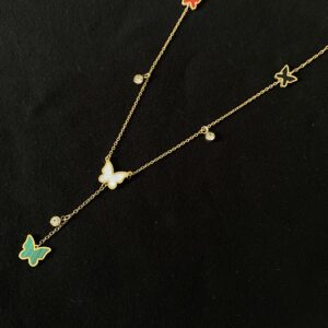 Golden Flutter Necklace